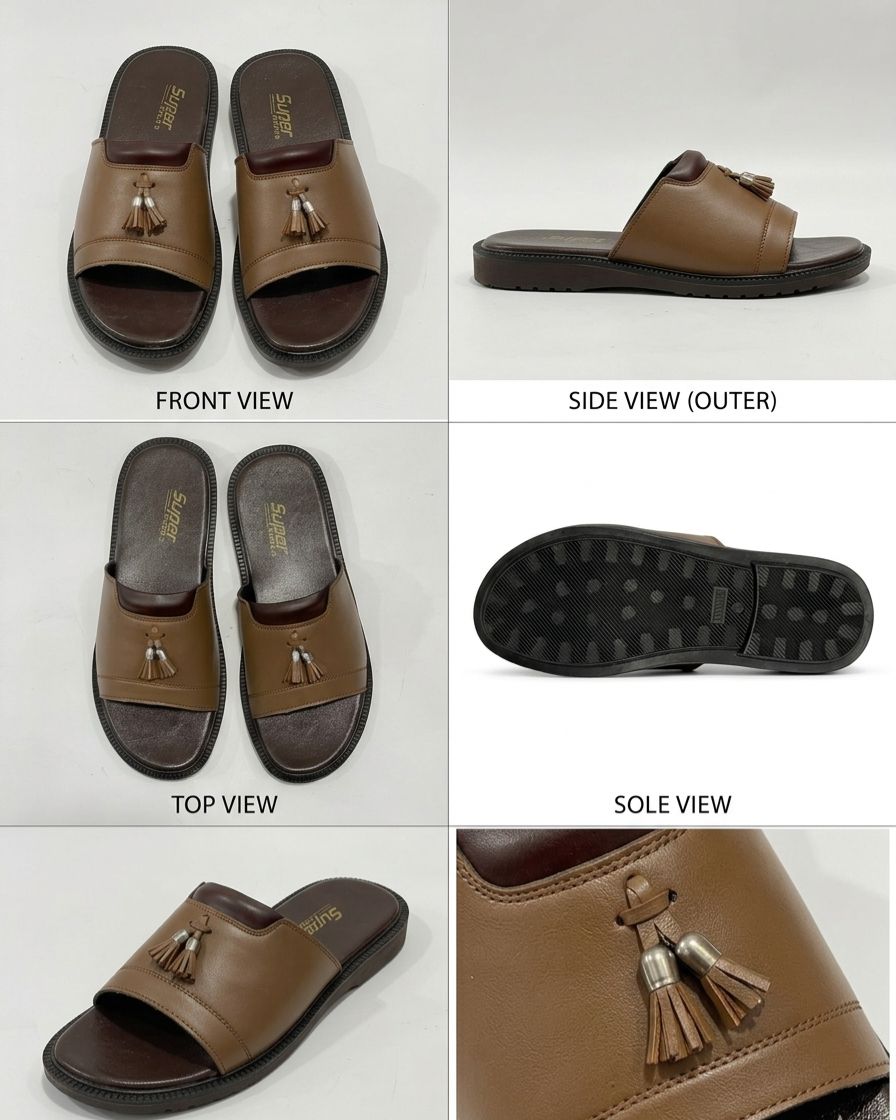 Men Flat Soft Slippers