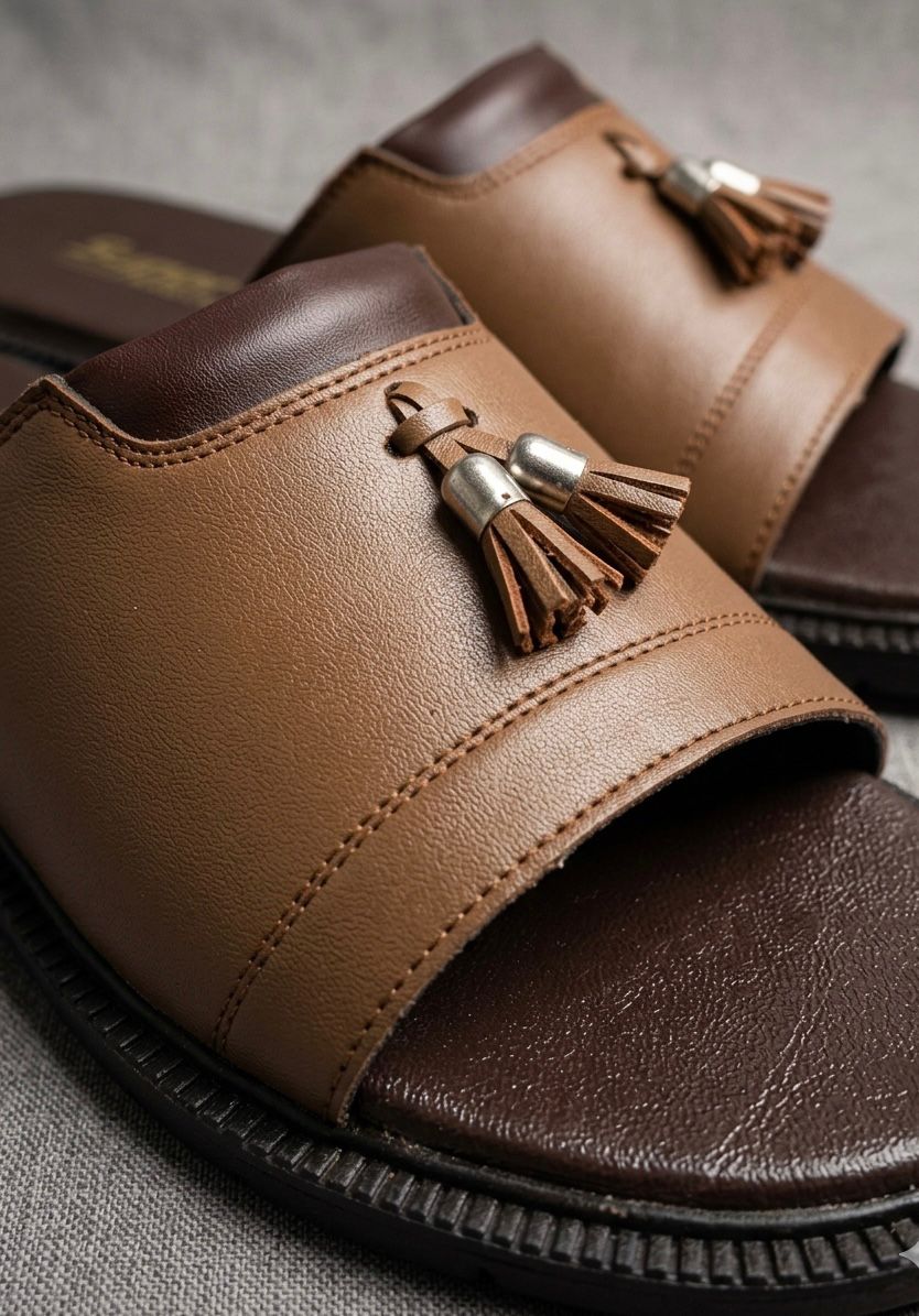 Men Flat Soft Slippers