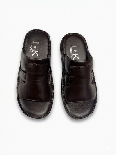 Men's Double Sole Hand Made Leather Slippers