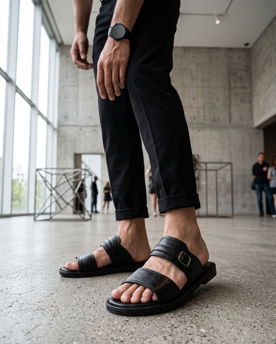 Men's Casual Double Straps